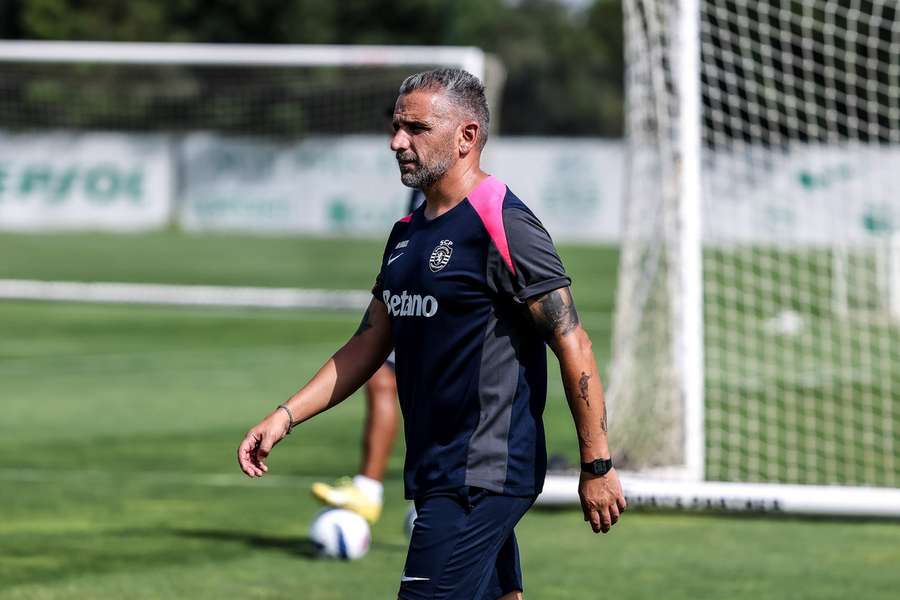 Rui Borges, treinador do Sporting 