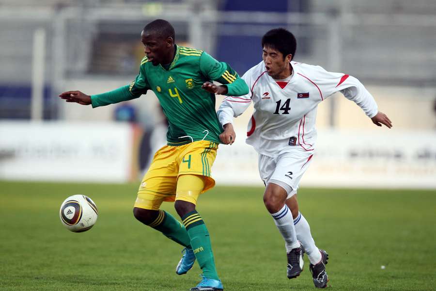 South Africa faced North Korea in a friendly in Germany in 2009 South Africa faced North Korea in a friendly in Germany in 2009