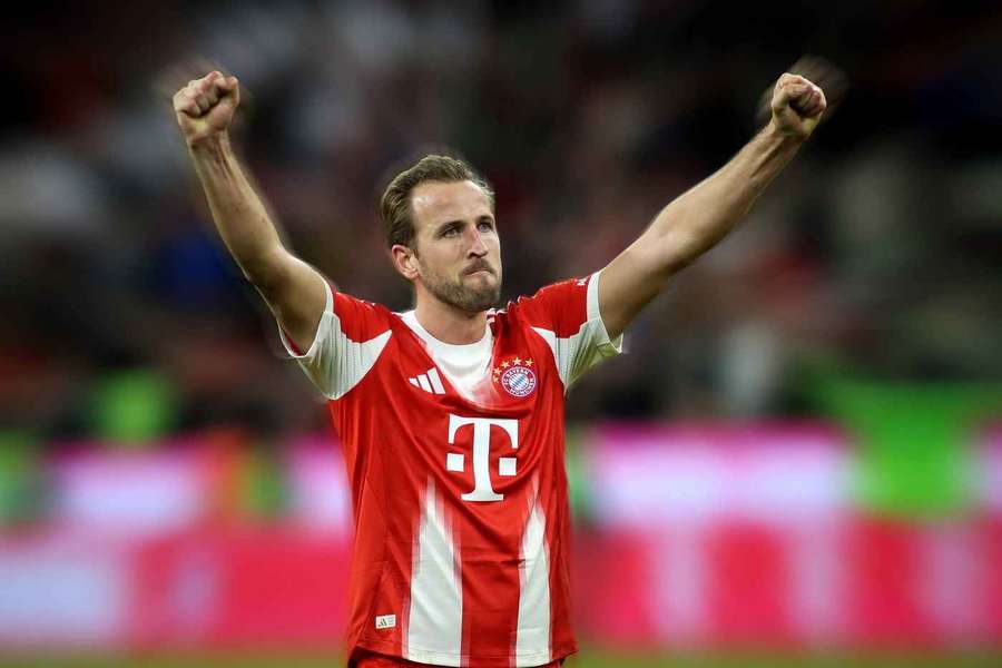 Harry Kane, avançado inglês do Bayern de Munique Harry Kane, avançado inglês do Bayern de Munique
