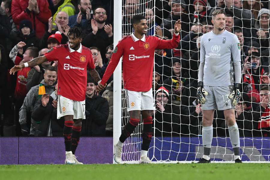 Man Utd book a Wembley trip after two goals in two minutes in the second half secured a 5-0 win on aggregate