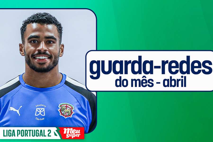Samu Silva foi eleito melhor guarda-redes do mês da Liga 2 pela sétima vez
