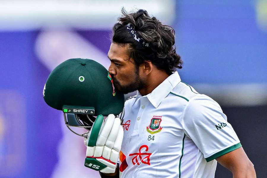 Najmul Hossain Shanto became the first Bangladeshi captain to score twin centuries in a Test match.