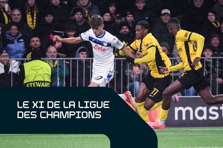 Charles De Ketelaere de l'Atalanta lors du match contre les Young Boys.