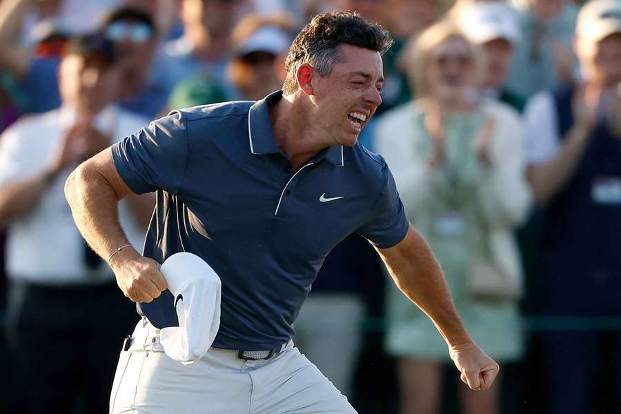 Rory McIlroy ließ seinen Emotionen freien Lauf.