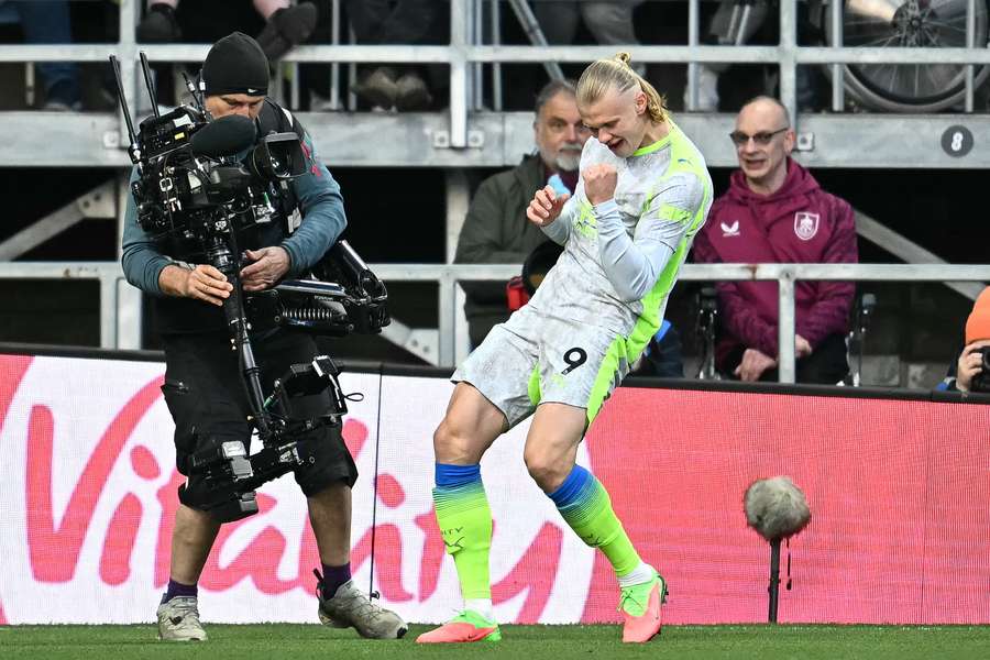 Erling Haaland a marcat singurul gol al partidei