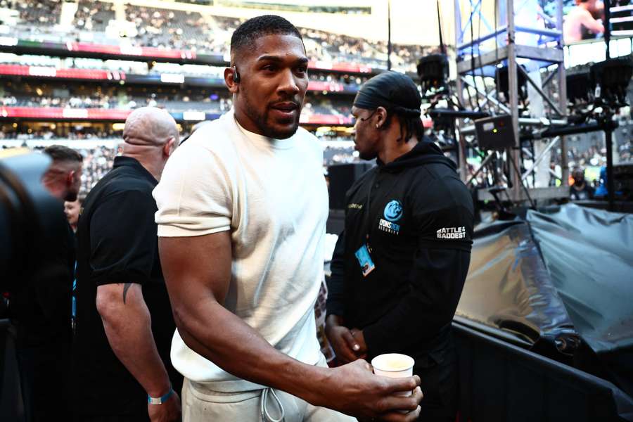 Anthony Joshua à Londres le 11 avril.
