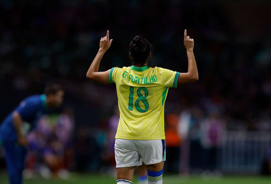 Gabi Portilho fez o gol da classificação brasileira contra a França