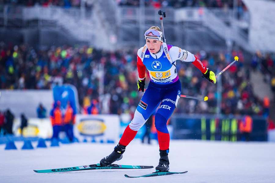 Charvátová byla ve sprintu v Ruhpoldingu osmá, vyhrála Norka Tandrevoldová