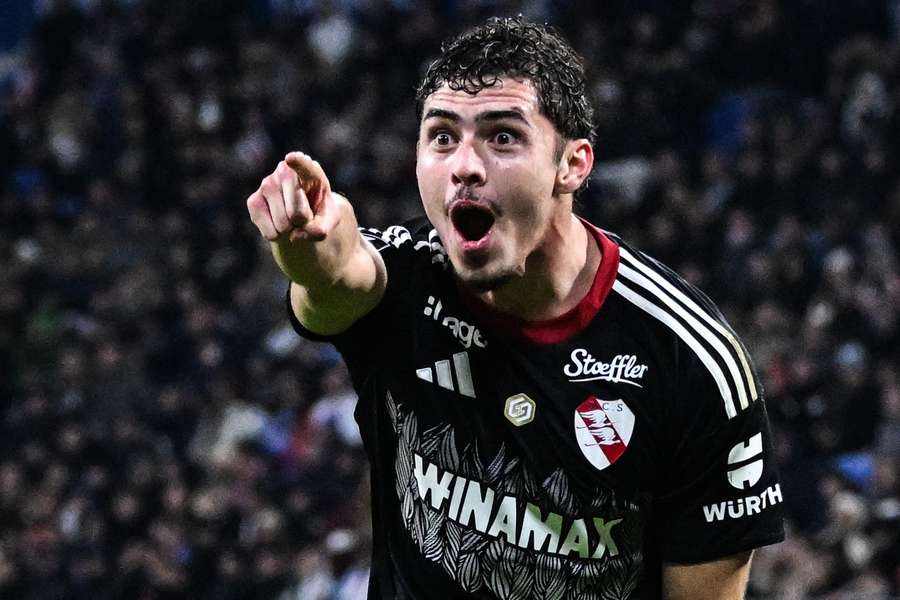 Panichelli celebra su gol Panichelli celebra su gol
