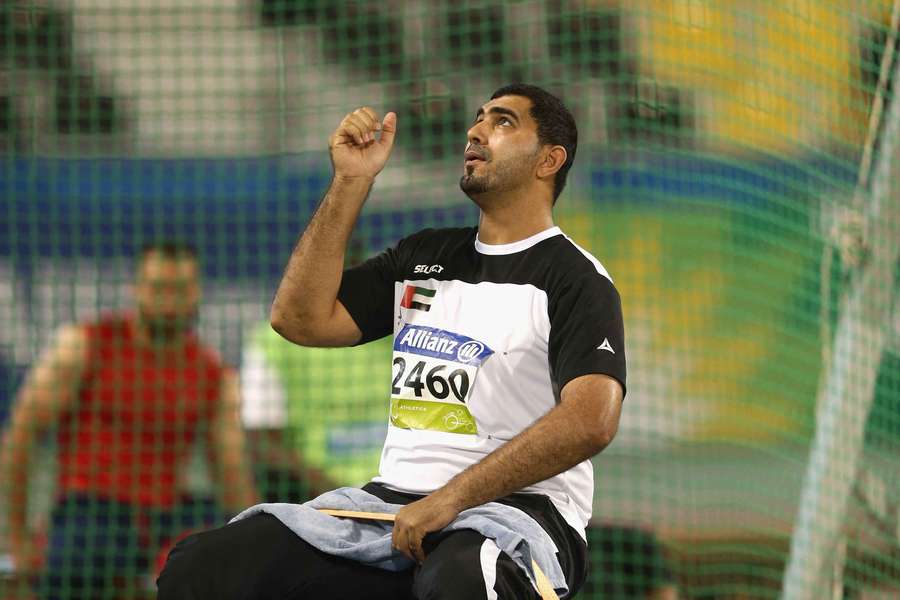Abdullah Hayayei of the United Arab Emirates during the IPC Athletics World Championships in 2015