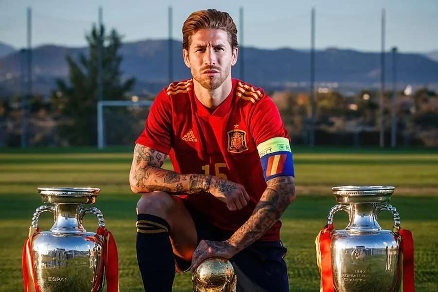 Ramos y sus trofeos 