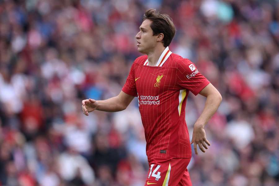 Federico Chiesa durante lo scampolo di gara col Bournemouth