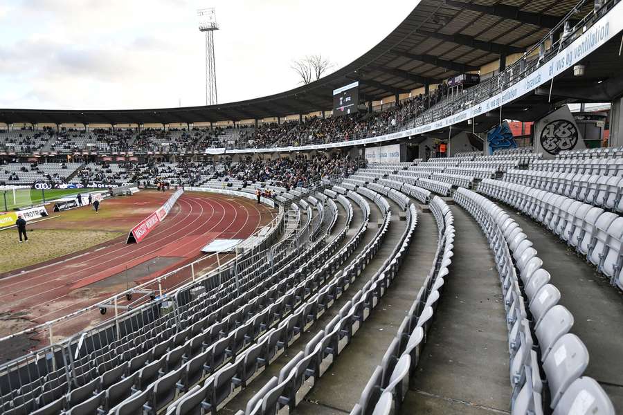 AGF spillede for nylig deres sidste kamp på det gamle stadion.