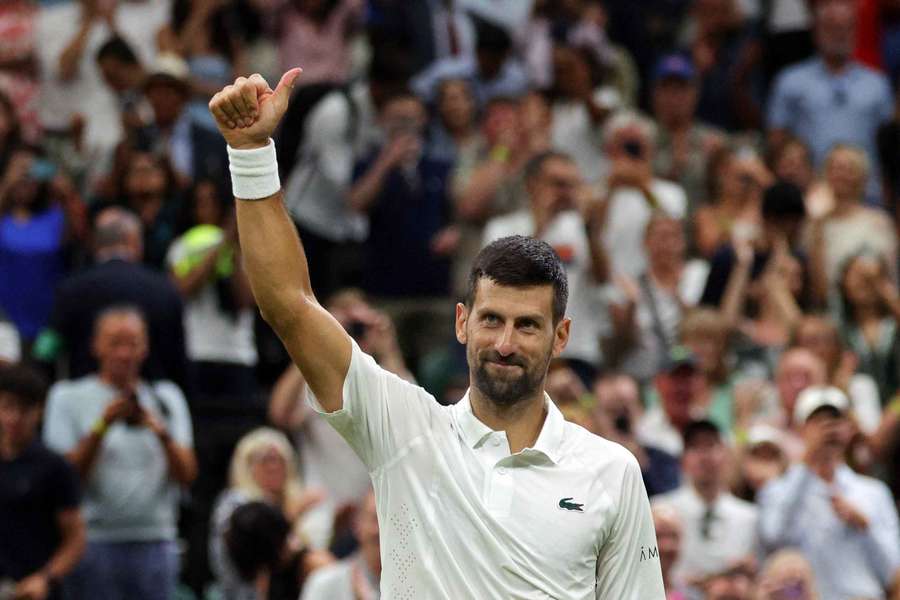 Djokovic vai defrontar o francês Arthur Rinderknech na próxima ronda Djokovic vai defrontar o francês Arthur Rinderknech na próxima ronda