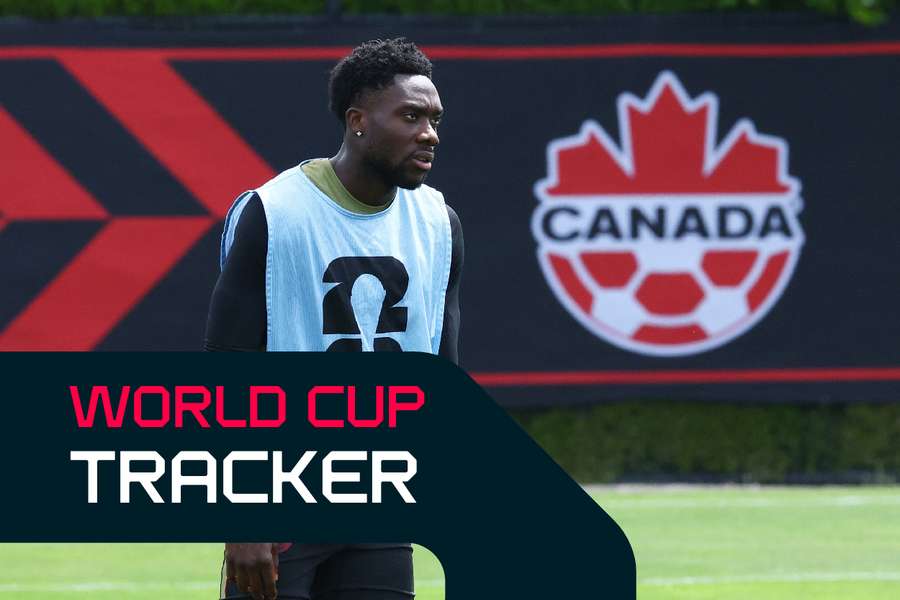 Alphonso Davies in training Alphonso Davies in training
