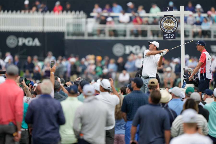 Scheffler posted his first ever bogey-free round at a major with a tidy 67 on Thursday