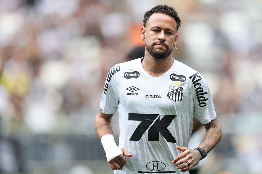 Neymar im Trikot vom FC Santos