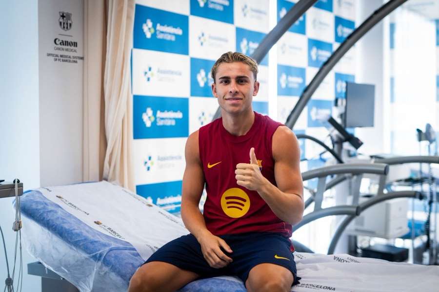 Fermín, tras las pruebas médicas Fermín, tras las pruebas médicas