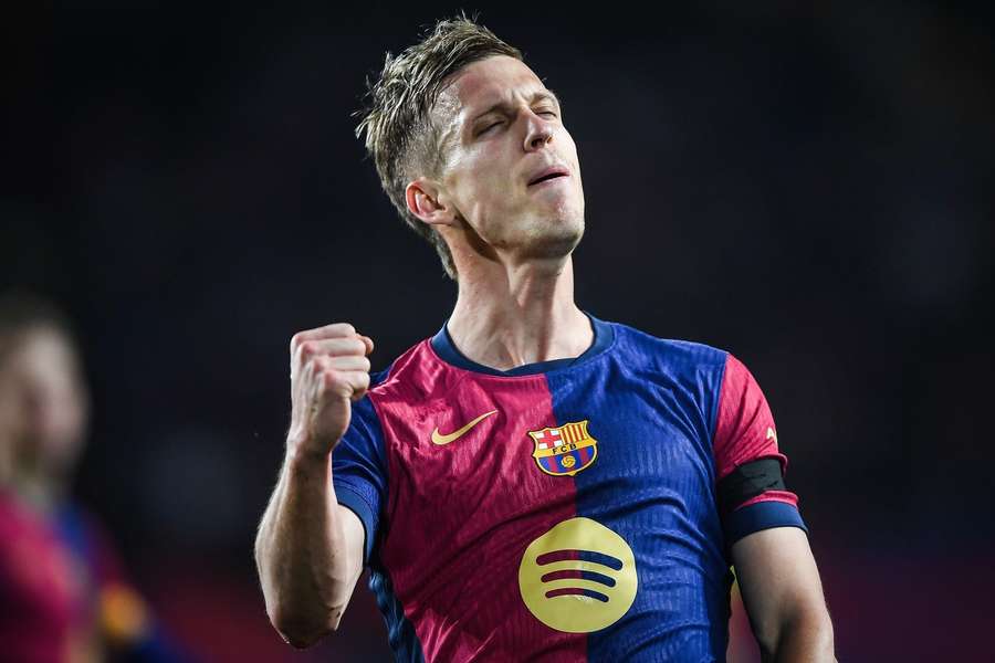 Dani Olmo im Trikot des FC Barcelona