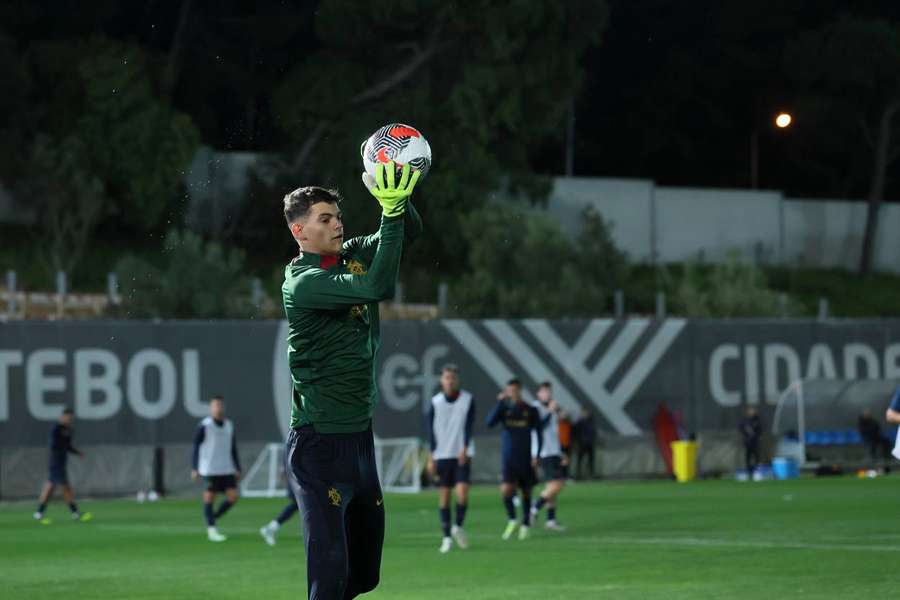 João Carvalho, guarda-redes do SC Braga e dos sub-21 de Portugal