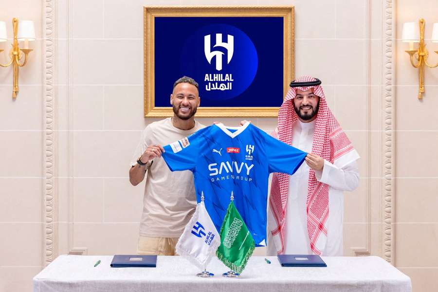 Neymar quit PSG to sign for the Saudi side