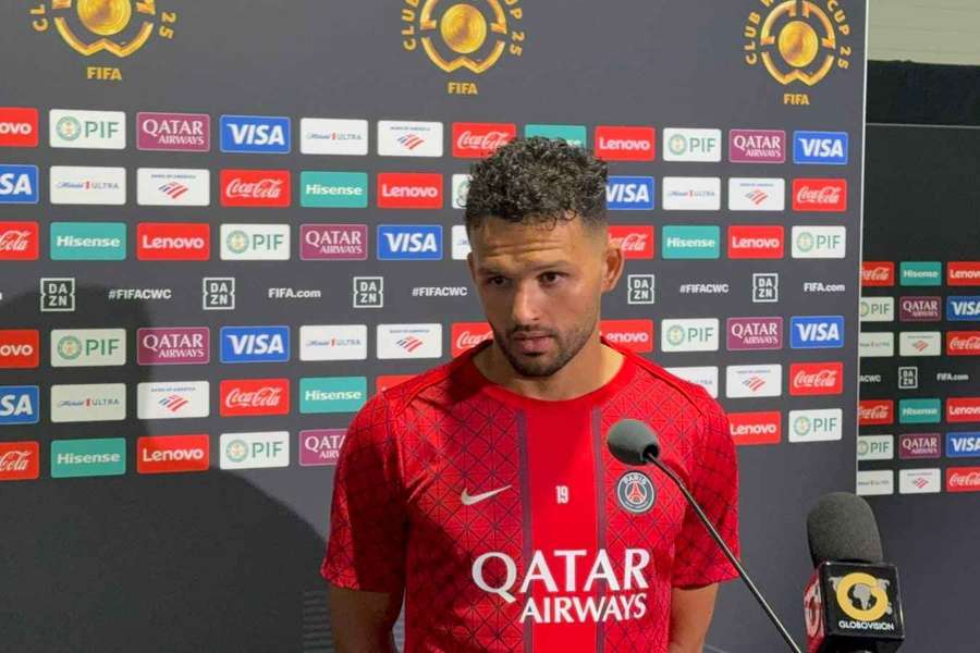 Gonçalo Ramos falou aos jornalistas após o final do jogo