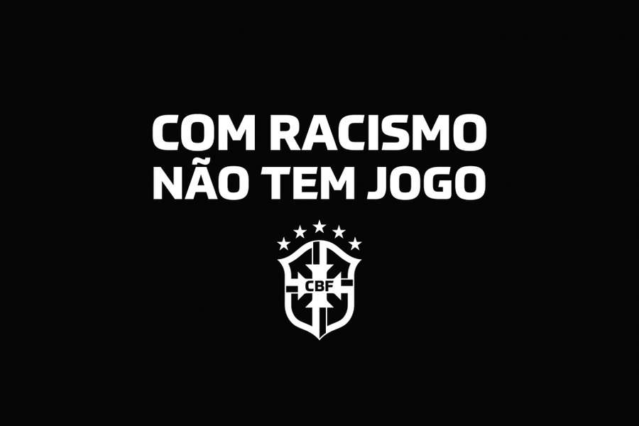 CBF divulgará mensagem antirracista nesta rodada do Brasileirão