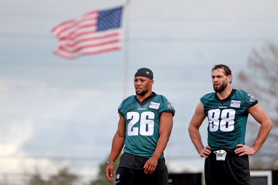 Saquon Barkley é um dos grandes nomes dos Eagles no Super Bowl LIX