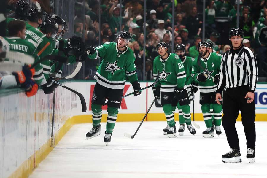 The Dallas Stars won their NHL match on Tuesday night in a shootout. The Dallas Stars won their NHL match on Tuesday night in a shootout.