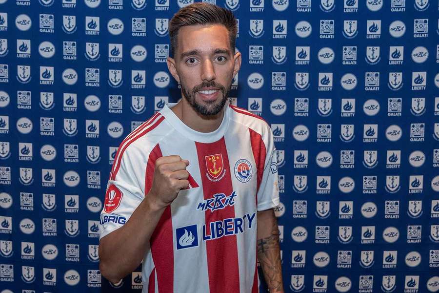 Andrézinho com a nova camisola