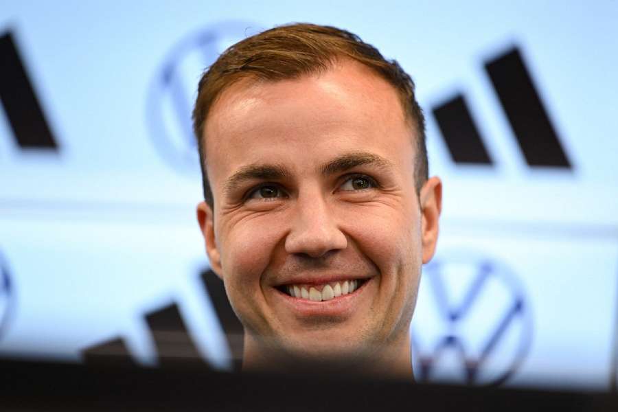 Gotze op de persconferentie