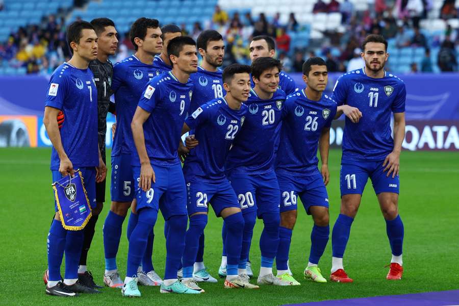 Uzbekistan's side prepare to face Australia