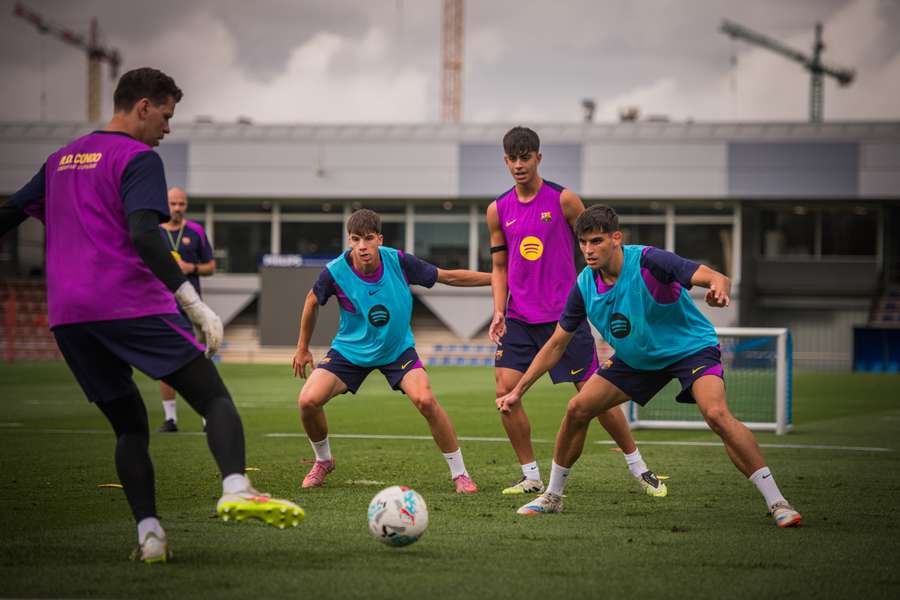Entrenamiento del Barcelona