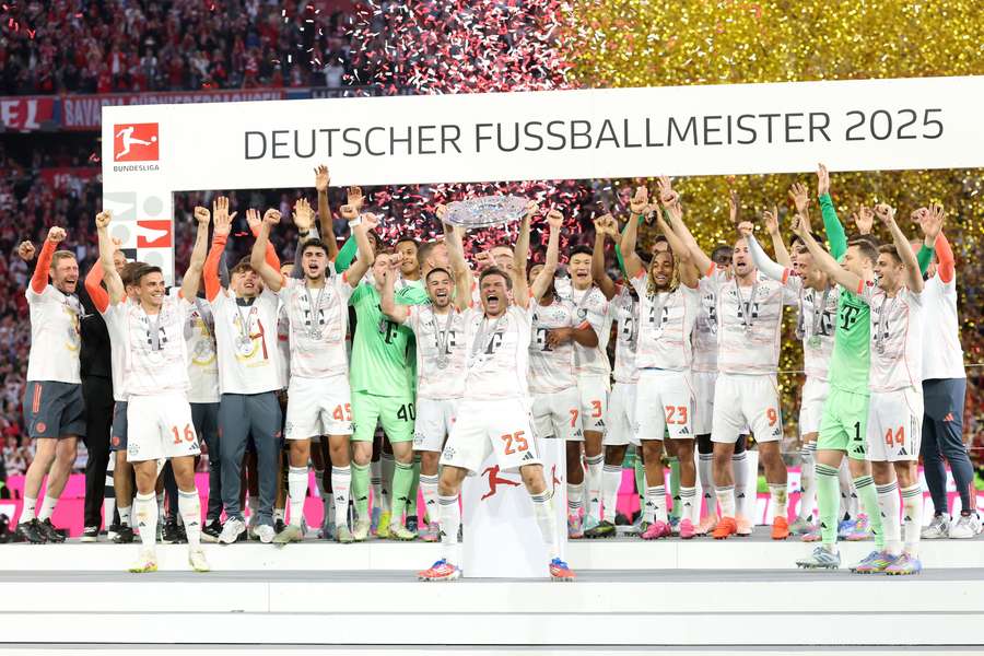 Bundesligu vyhrál mnichovský Bayern.