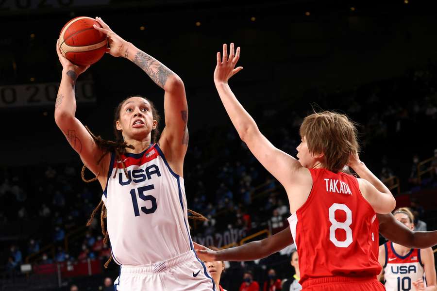 US women's basketball team skips jersey number 15 at World Cup to honour Griner
