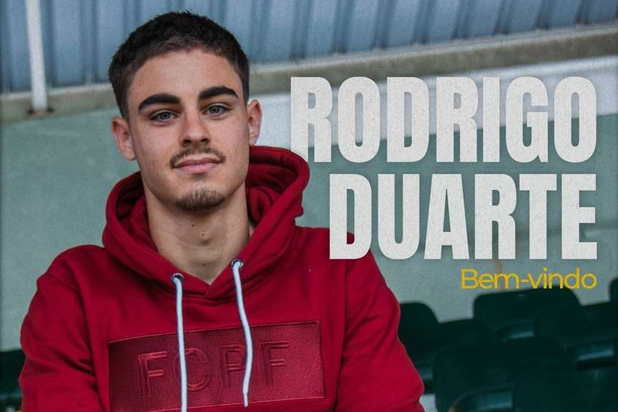 Rodrigo Duarte cedido pelo Vitória SC