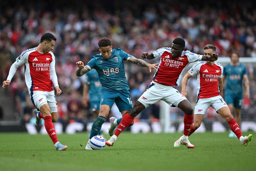 Thomas Partey, contra el Bournemouth