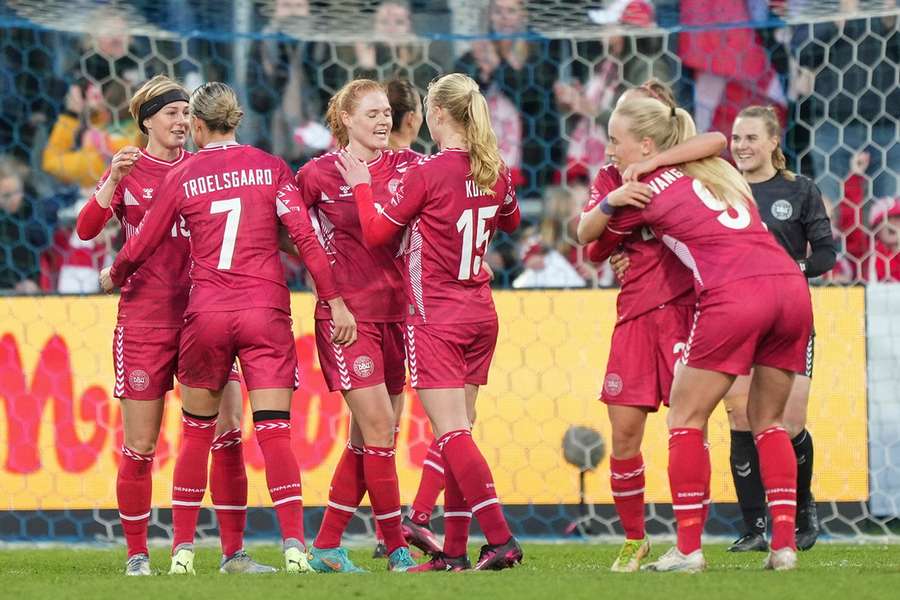 Danmarks fodboldkvinder trækker Tyskland i Nations League