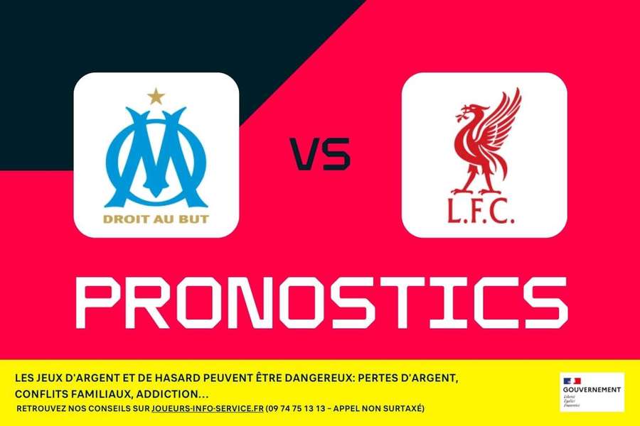 Marseille – Liverpool : pronostics, meilleurs paris et cotes (Ligue des champions)