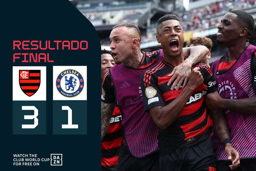 Bruno Henrique festeja