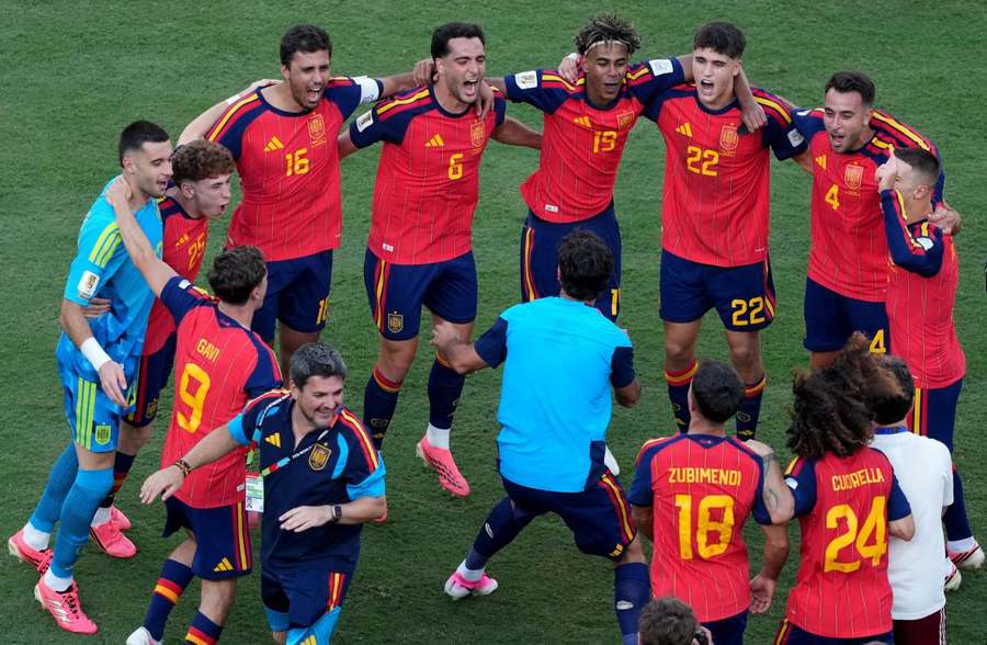 Die Spanier feiern ihren zweiten WM-Titel Die Spanier feiern ihren zweiten WM-Titel