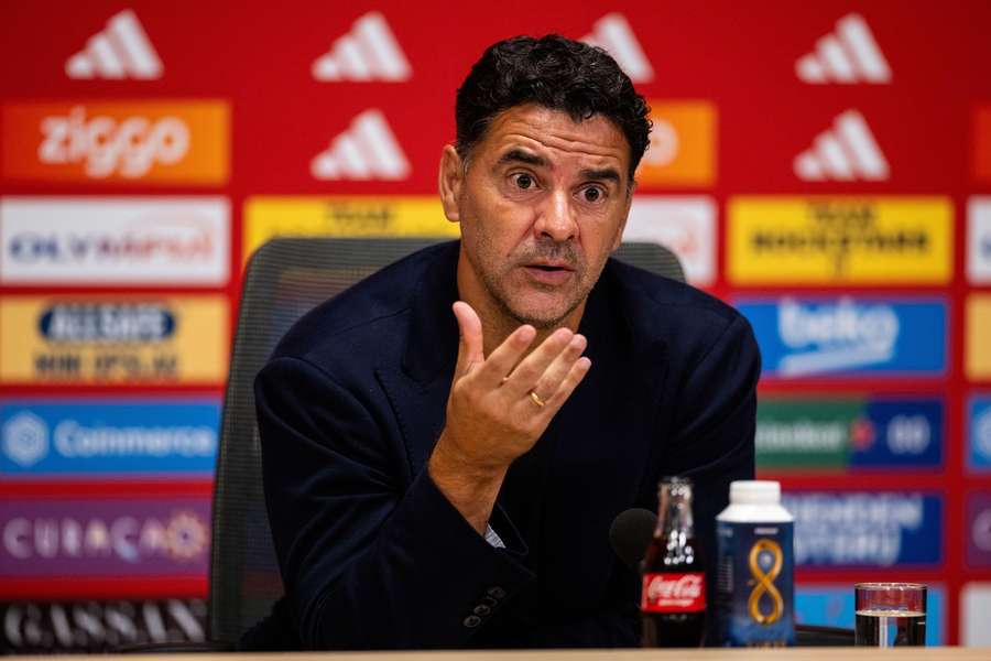 Ajax manager Michel Sanchez Ajax manager Michel Sanchez