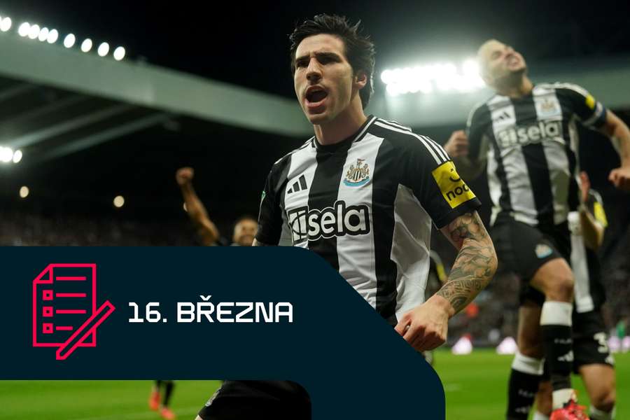 Sandro Tonali se pokusí získat pro Newcastle první velkou trofej od roku 1955.