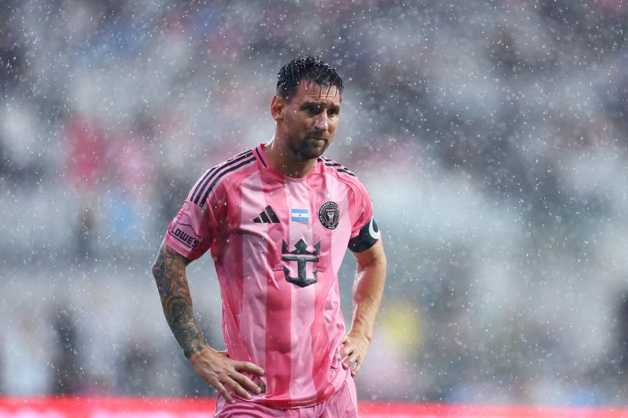 Lionel Messi during Inter Miami matchup against Philadelphia Union