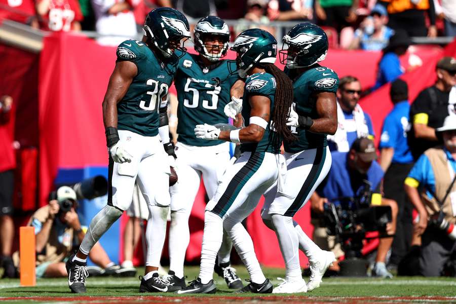 The Philadelphia Eagles are 4-0 in the NFL after beating the Tampa Bay Buccaneers.