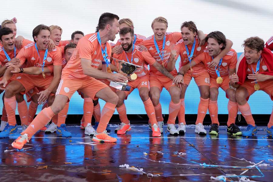 De Nederlandse hockeymannen hebben hun zevende Europese titel gewonnen