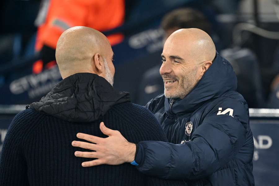 Enzo Maresca mantiene una gran relación con Pep Guardiola