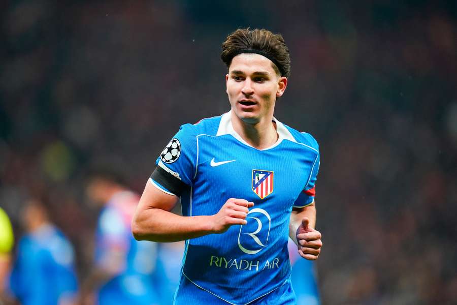 Julián Álvarez zatím v dresu Atlétika nasázel 40 gólů. Julián Álvarez zatím v dresu Atlétika nasázel 40 gólů.