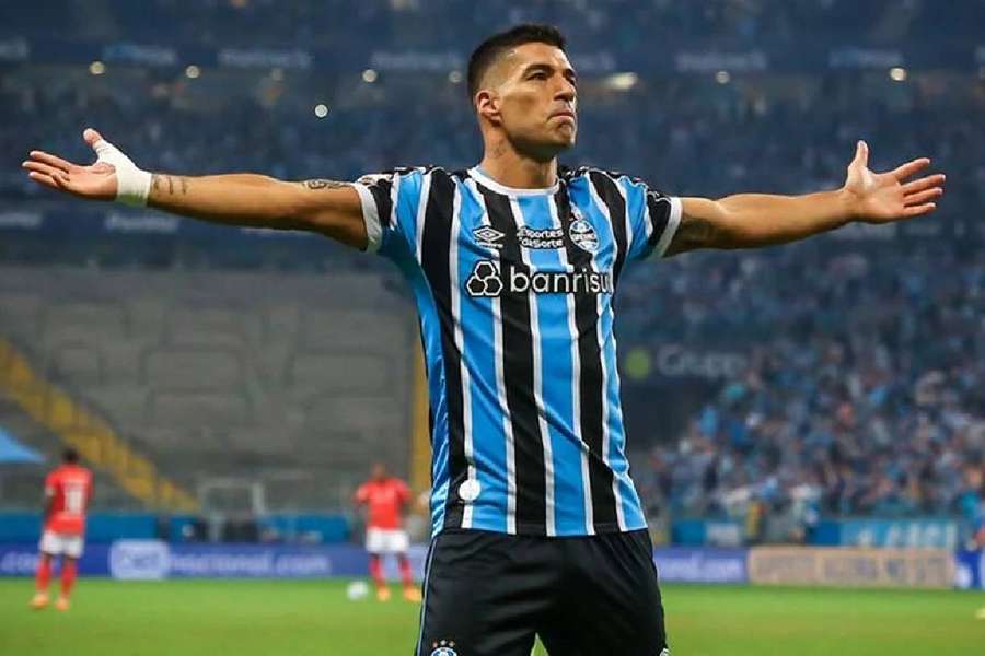 Suárez, máximo goleador del Grêmio en 2023