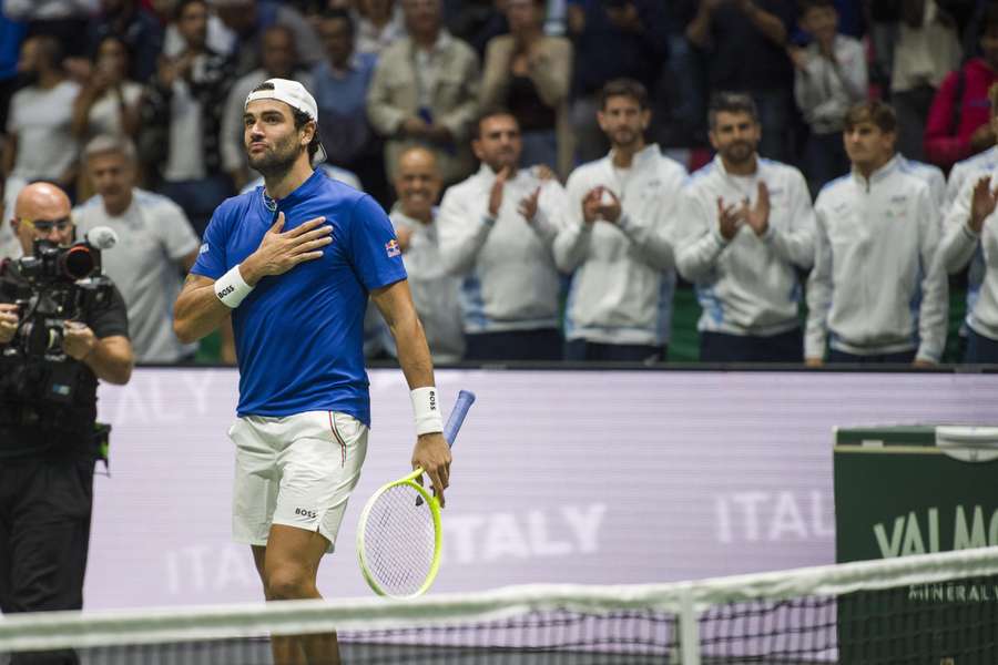 Matteo Berrettini is de tegenstander van Botic van de Zandschulp in de eerste wedstrijd